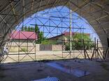 Ангары, склады, спортивные площадки из оцинкованной стали - фото 6