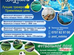 Бассейн "Водолей" Футбольное поле "Real"