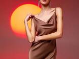 Beautiful women's dress made of Japanese silk for every day - photo 2