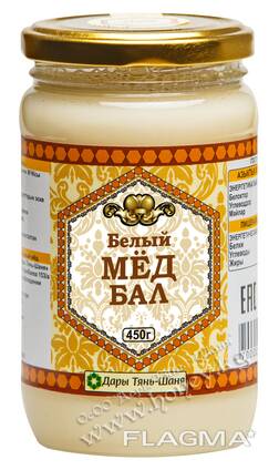 Белый натуральный мед/ 450 г
