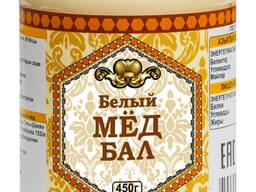 Белый натуральный мед/ 450 г