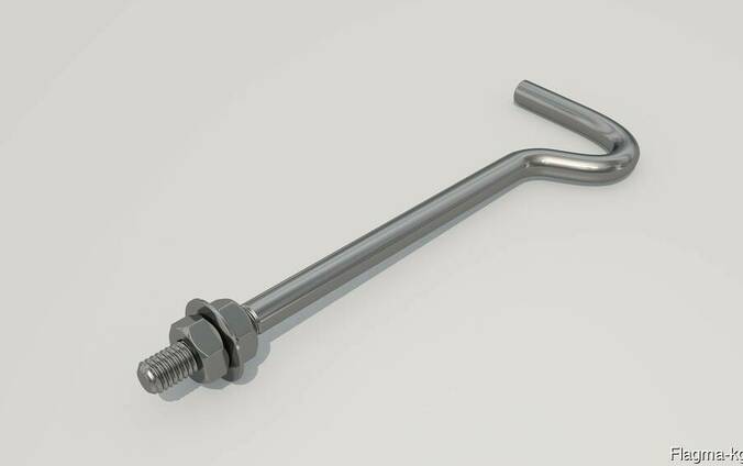 Болты фундаментные изогнутые тип 1.1 30 мм М30 ГОСТ 24379.1-