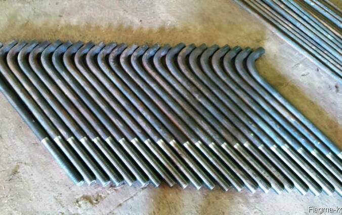 Болты фундаментные изогнутые тип 1.1 20 мм М20 ГОСТ 24379.1-