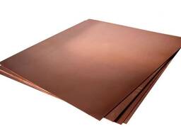 Бронзовый лист s= 0,2-60 мм, Раскрой: 0.04х0.5; 0.24х1; 0.3х0.8… мм в Бишкеке