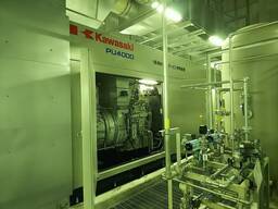 Б/У газовая турбина Kawasaki 1,5 Мвт, 2006 г. в.