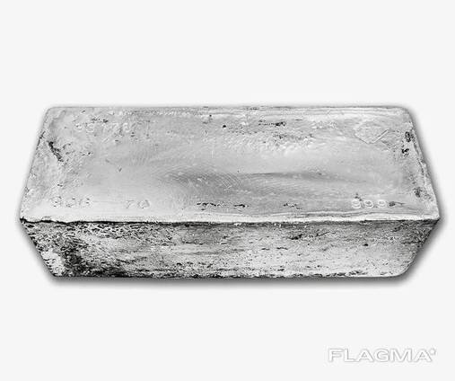 Чушка цинковая Марка: Ц0А; Ц0; ЦВ0…, Разм. : 50х200х230–50х200х400 мм в Бишкеке