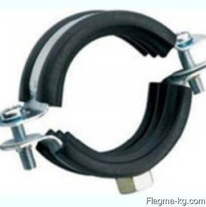 Хомут для труб с EPDM (nuts M8) 32-36 (1") коробка 250шт