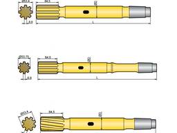 Хвостовик аналог Atlas Copco COP 3038