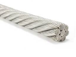 Канат DIN 3062 D= 1,6-15 мм, Покрытие: оцинкованный; светлый в Бишкеке