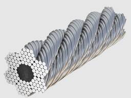 Канат ГОСТ 3081-80 D= 6,4-45,5 мм, Покрытие: оцинкованный; светлый; черный в Бишкеке