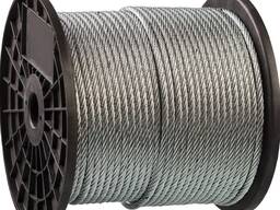 Канат ГОСТ 7667-80 D= 7,8-47 мм, Покрытие: оцинкованный; светлый; черный в Бишкеке