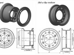 Колёсные диски на вилочные погрузчики