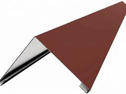 Конек кровельный 110х110; 150х150; 190х190… мм, L= 1,25-3 м, Вид: фигурный… в Бишкеке