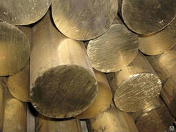 Круг латунный Марка: ЛС59-1; Л63; ЛС59-1пт… , D= 3-150 мм в Бишкеке