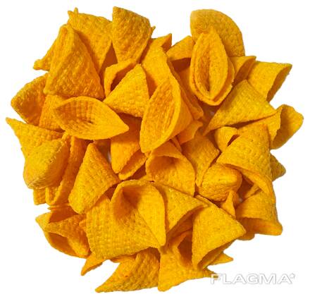 Кукурузные чипсы в форме паруса