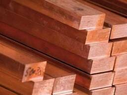 Квадрат бронзовый 1.2-120 мм L= 0,35 м, Марка: БрОЦ4-3; БрОЦС5-5-5; БрАМц9-2… в Бишкеке