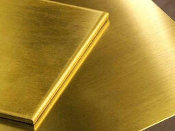 Латунный лист s= 0,4-200 мм, Раскрой: 0.6х1.5; 0.71х3; 0.6хL…, Марка: Л63м… в Бишкеке