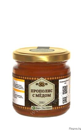 Мед обогащенный прополисом/ Propolis with honey
