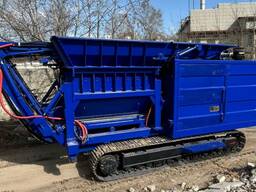 Мобильная дробилка-шредер для переработки отходов