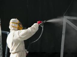 Нанесение антикоррозийного защитного покрытия: ножевая секция обсадной трубы… в Бишкеке