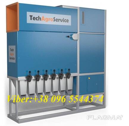 Очистительно-калибровочная машина для зерновых культур 15т/ч