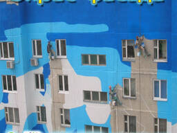 Окрас фасада и стен