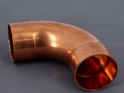 Отвод медный D= 1-508 мм, s_стенки: 3-6 мм, Марка: МНЖ5-1, Угол: 40-180 град. в Бишкеке