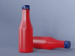 Пластиковая бутылка для кетчупа, соуса, майонеза, сгущенного молока...