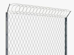 Плоское колючее ленточное заграждение Яч. : 120х120; 150х150…, Диам. : 2–2,5 мм в Бишкеке