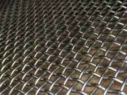 Рифленая нержавеющая сетка 20x20x1.2 мм 12Х18Н10Т ГОСТ 3826-