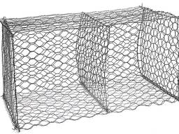 Сетка габионная D= 0,6-5 мм, Размер ячейки: 6х8; 8х10; 50х100…, Раскрой: 0.2х3… в Бишкеке