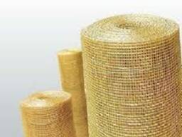 Сетка тканая латунная 0,5х0,5х0,15 мм, ГОСТ 6613-86