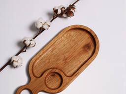 Товары для сервировки и подачи еды из натурального дерева ( Дуб)