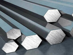 Шестигранники Размер: 4-110 мм, Марка: 45; 35; 20…, Способ произ: г/к; х/к… в Бишкеке