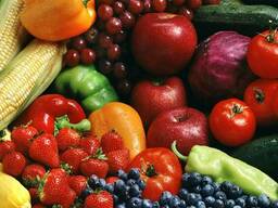 Свежие овощи и фрукты с Юга Кыргызстана